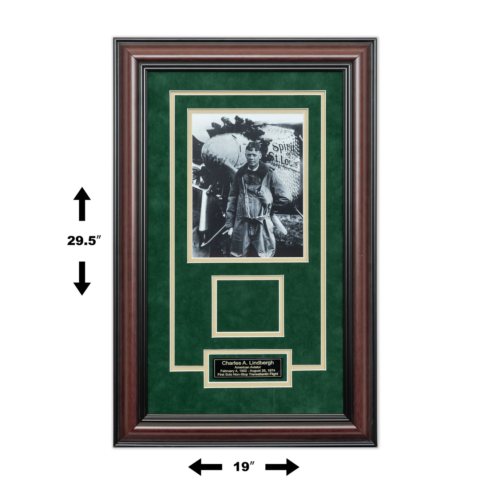 Charles A. Lindbergh Signed Document Cut, Forensically Authenticated - 4