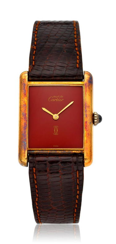 For Auction Cartier Must De Cartier Tank 0079 On Aug 13 2019 Christie S In Ny