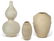 THREE CREAM-GLAZED VESSELS