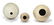 THREE CREAM-GLAZED VESSELS - 3