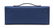 A BLEU SAPHIR SWIFT LEATHER KELLY CUT WITH PALLADIUM - 3