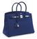 A BLEU ÉLECTRIQUE EPSOM LEATHER BIRKIN 35 WITH - 2
