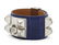 A SHINY BLEU ÉLECTRIQUE ALLIGATOR CDC CUFF WITH - 2