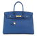 A BLEU DE FRANCE ARDENNES LEATHER BIRKIN 35 WITH GOLD