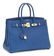 A BLEU DE FRANCE ARDENNES LEATHER BIRKIN 35 WITH GOLD - 2