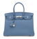 A BLEU AZUR TOGO LEATHER BIRKIN 35 WITH PALLADIUM