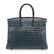 A SHINY BLEU JEAN POROSUS CROCODILE BIRKIN 35 WITH - 3