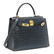 A SHINY BLEU JEAN POROSUS CROCODILE SELLIER KELLY 28 - 2