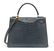 A SHINY BLEU JEAN POROSUS CROCODILE SELLIER KELLY 28 - 3