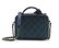 AN IRIDESCENT BLUE CAVIAR LEATHER SMALL VANITY CASE - 3