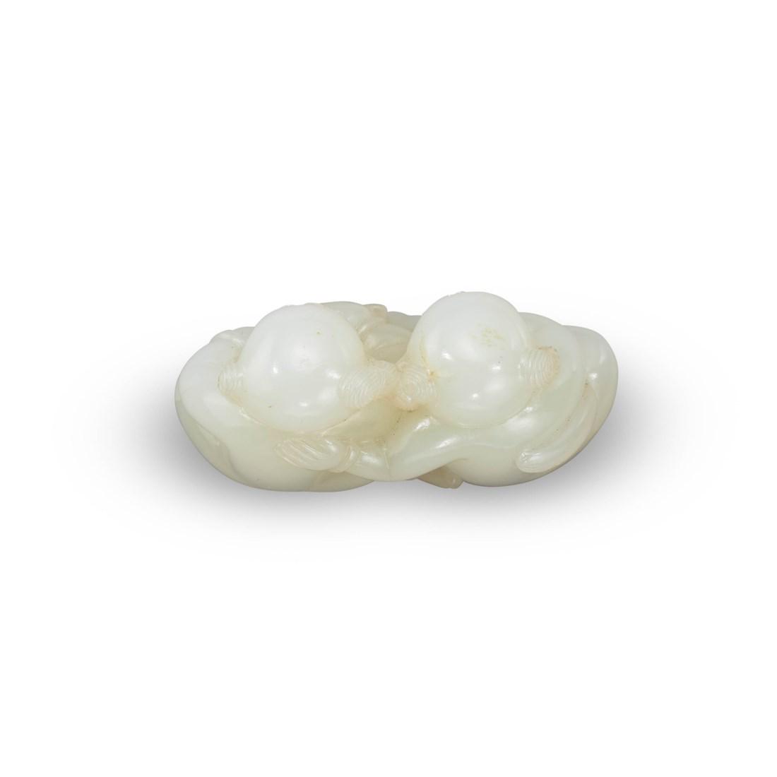 A CARVED WHITE JADE ‘BOYS AND LONGEVITY’ GROUP