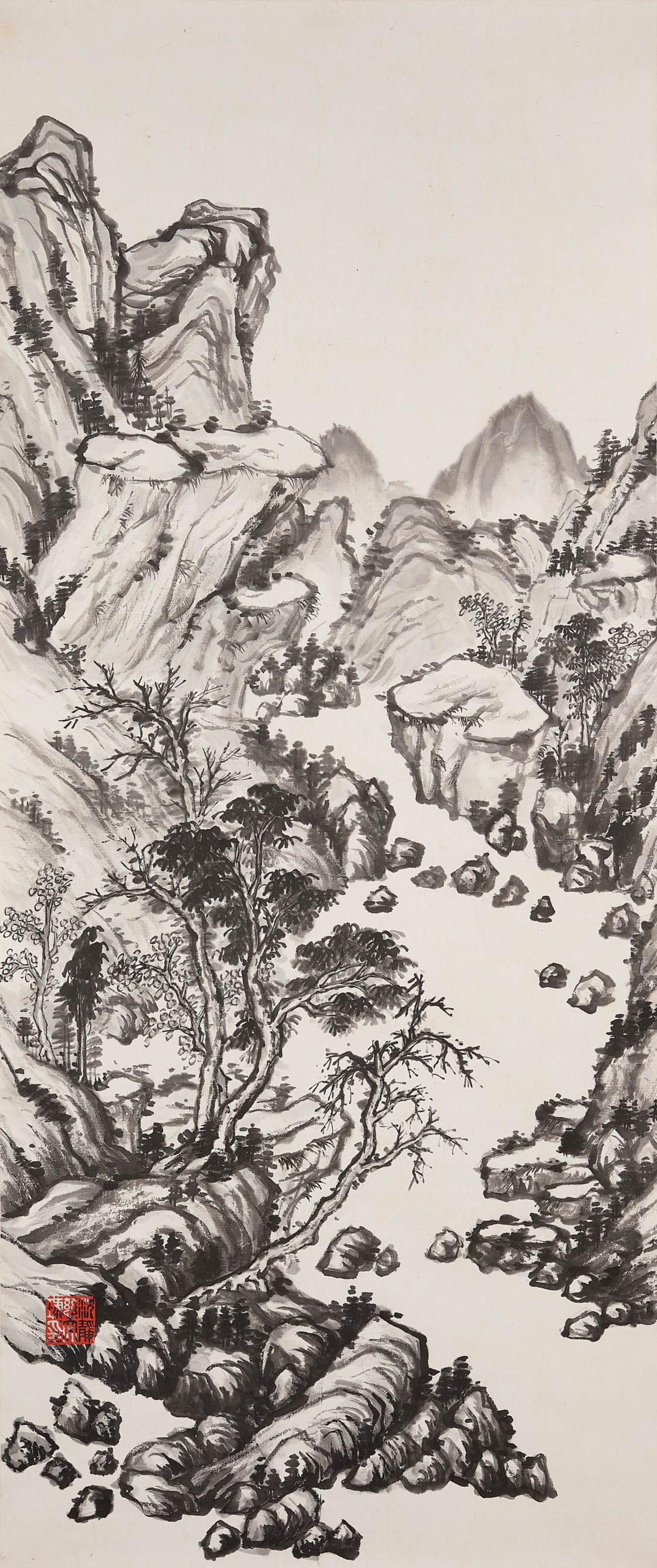 SHUM CHING CHEE (B. 1927)/ PU RU (1896-1963, ATTRIBUTED