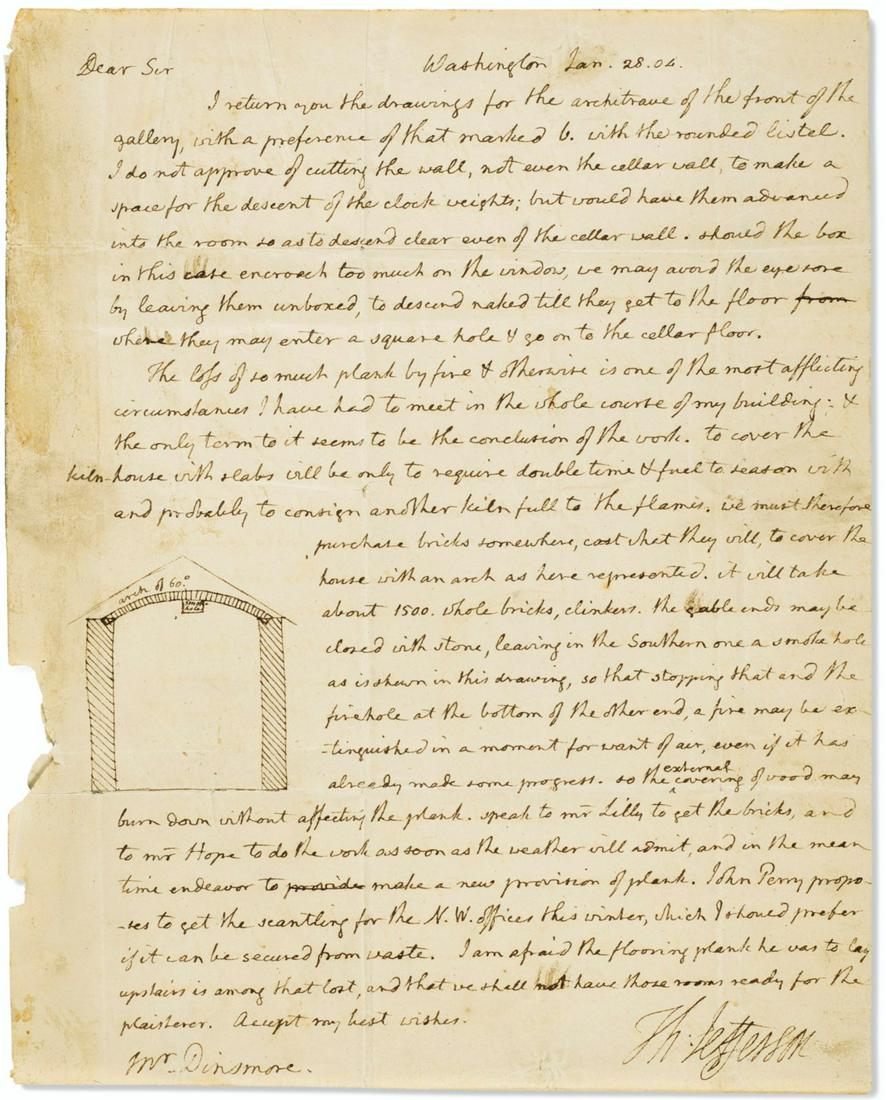 For Auction Installing the Great Clock at Monticello (0102) on Jun 18