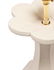 A PAIR OF WHITE-PAINTED TEAK LAMPS - 2