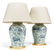 A PAIR OF CHINESE BLUE AND WHITE PORCELAIN VASES,