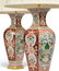 A PAIR OF CHINESE FAMILLE VERTE PORCELAIN VASES, - 2