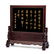 A HARDSTONE AND CINNABAR LACQUER-INLAID TABLE SCREEN - 3