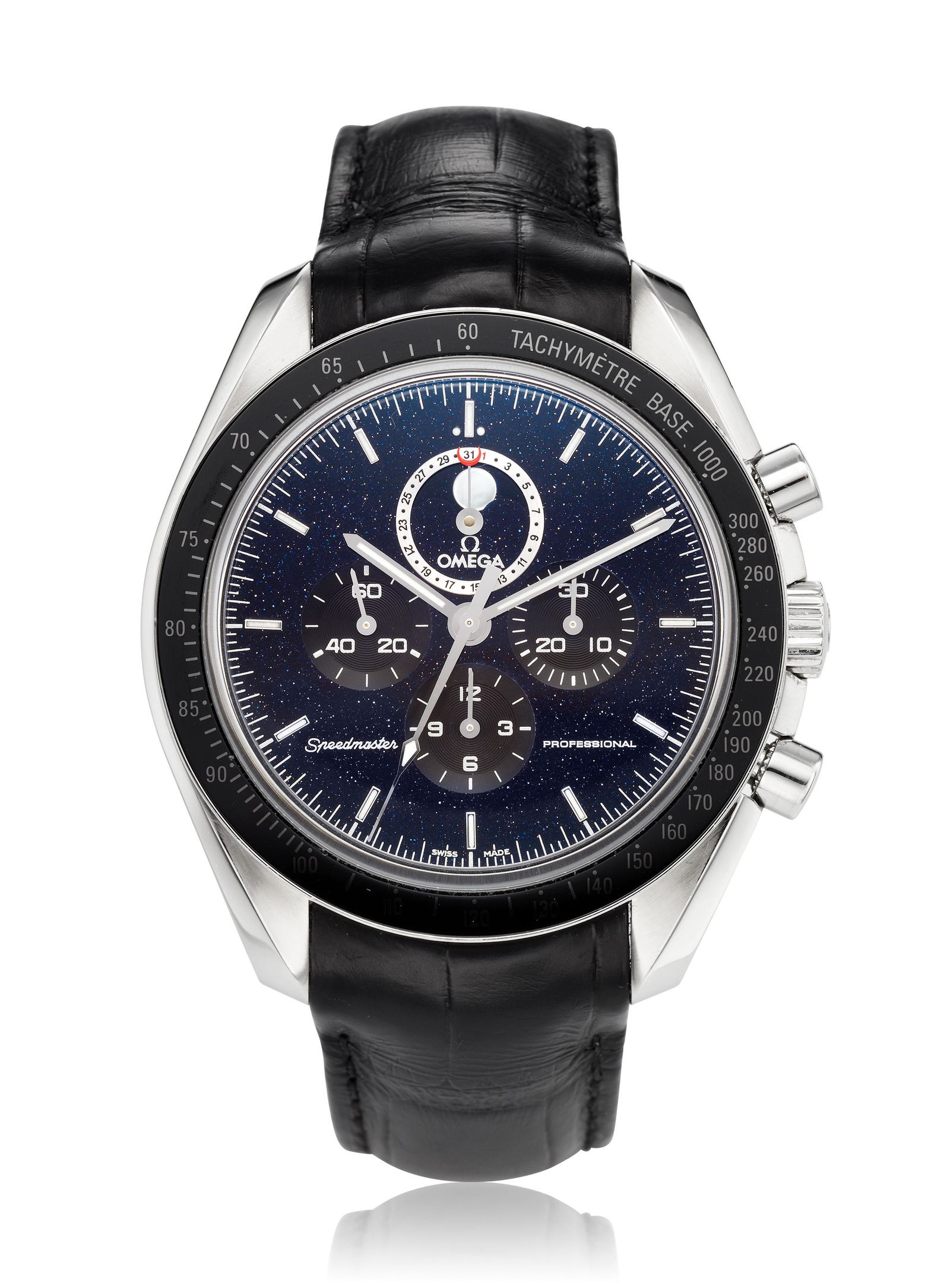 speedmaster moonphase aventurine