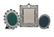 THREE ITALIAN SILVER PHOTO FRAMES AND TWO FRENCH SILVER - 4