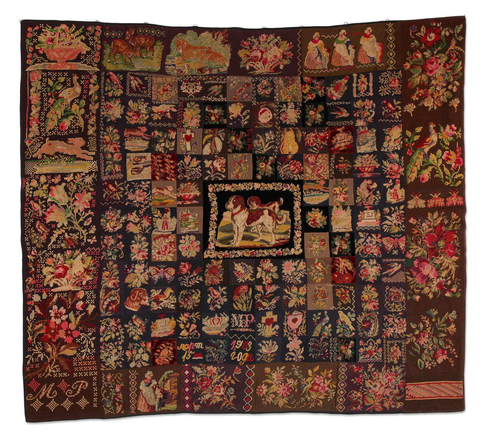 A Russian Needlework Rug Auction