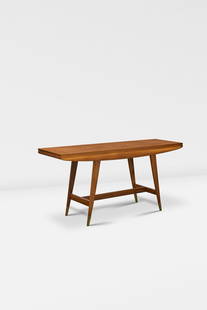 GIO PONTI (1891-1979): GIO PONTI (1891-1979) CONSOLE 'N. 2134', LE MODÈLE CRÉÉ VERS 1950, RÉALISÉE PAR SINGER & SONS Details GIO PONTI (1891-1979) Console 'N. 2134', le modèle créé ve