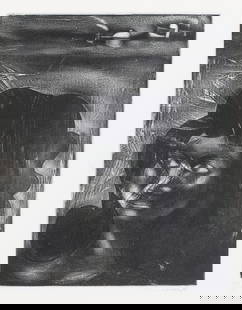 RAVINDER REDDY (B. 1956): RAVINDER REDDY (B. 1956) Untitled (Woman) Details RAVINDER REDDY (B. 1956) Untitled (Woman) signed and dated 'G. Ravinder Reddy 89' and numbered '14/ 15' (lower edge) etching 12 1/2 x 9 1/2 in. (31.8