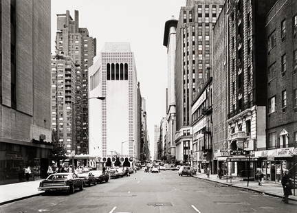 THOMAS STRUTH (B. 1954): THOMAS STRUTH (B. 1954) 58th Street at 7th Avenue, Midtown, 1978 Details THOMAS STRUTH (B. 1954) 58th Street at 7th Avenue, Midtown, 1978 ferrotyped gelatin silver print, printed 1986 signed, titled,