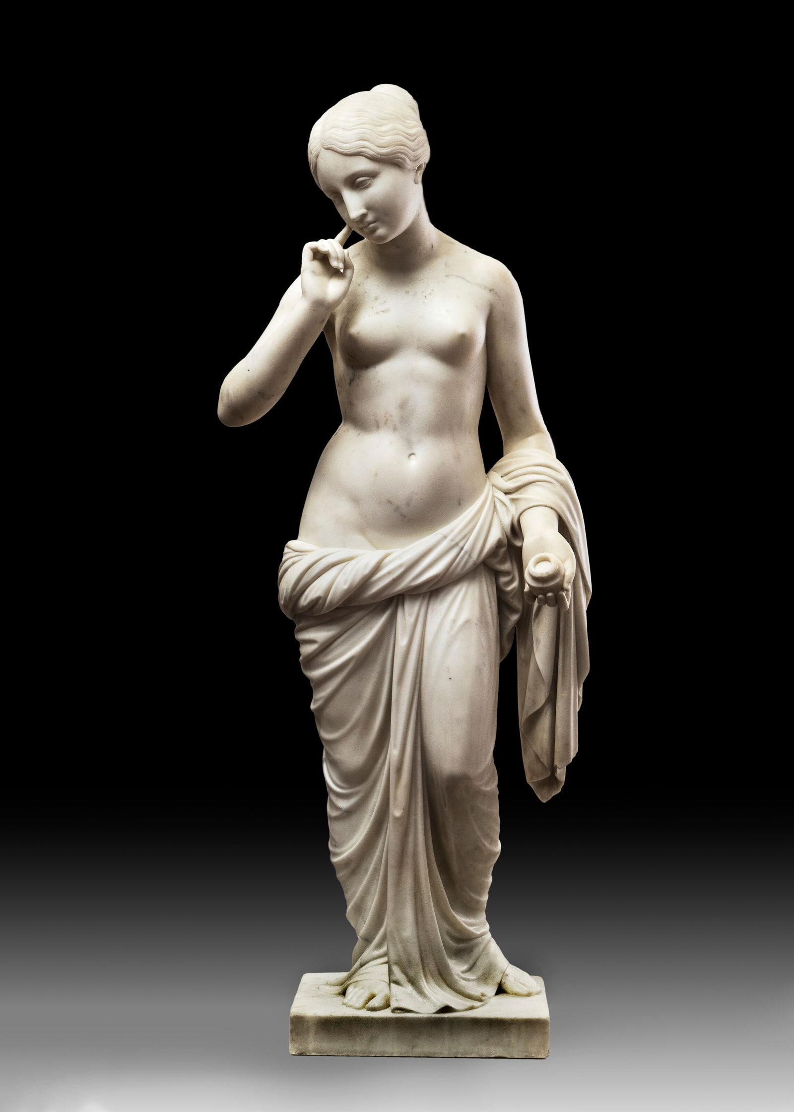 ADAMO TADOLINI (ITALIAN, 1788-1868): ADAMO TADOLINI (ITALIAN, 1788-1868) Psyche Details ADAMO TADOLINI (ITALIAN, 1788-1868) Psyche signed with initials 'A.T.' (to reverse) marble 52 in. (132 cm.) high