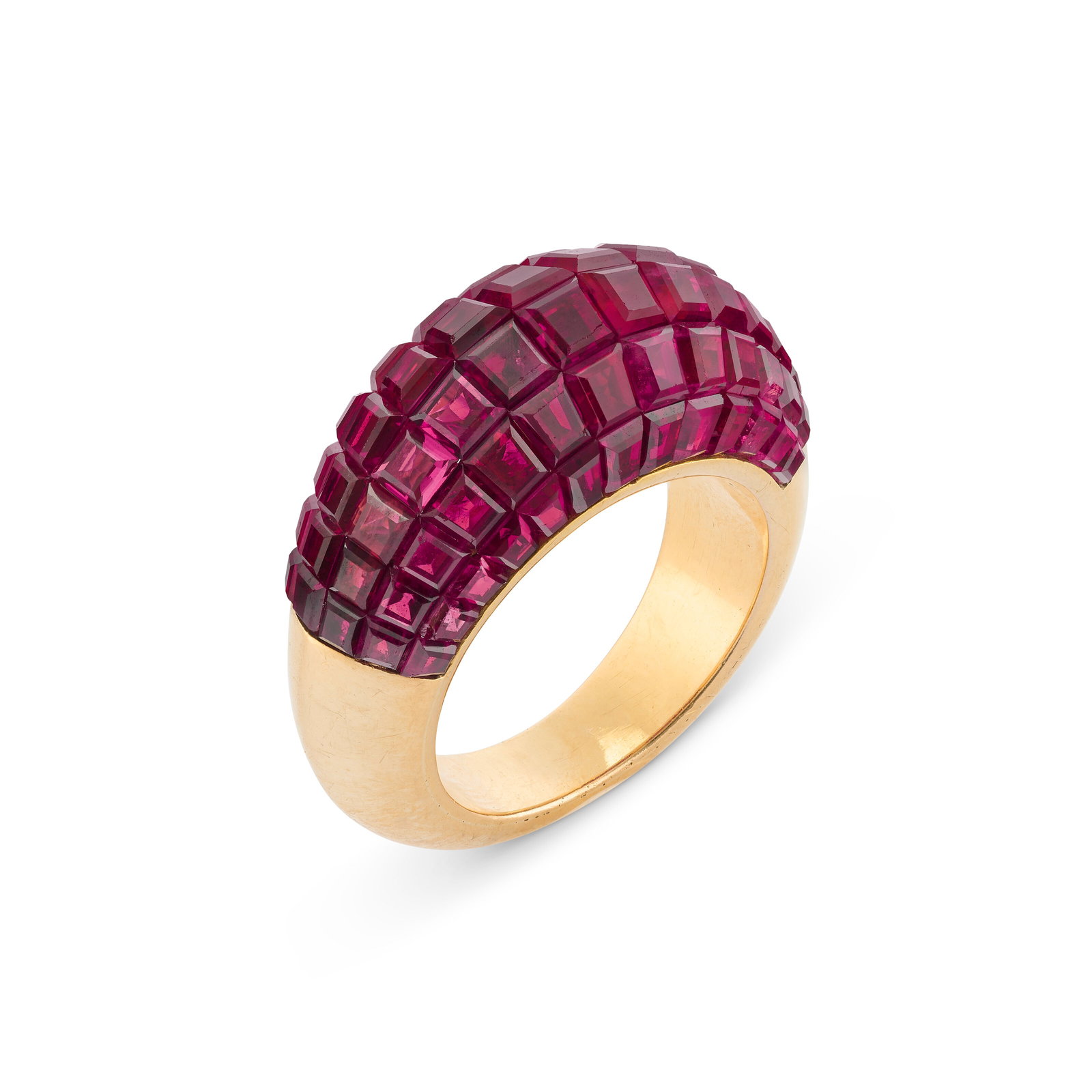 VAN CLEEF & ARPELS RUBY 'MYSTERY SET' RING