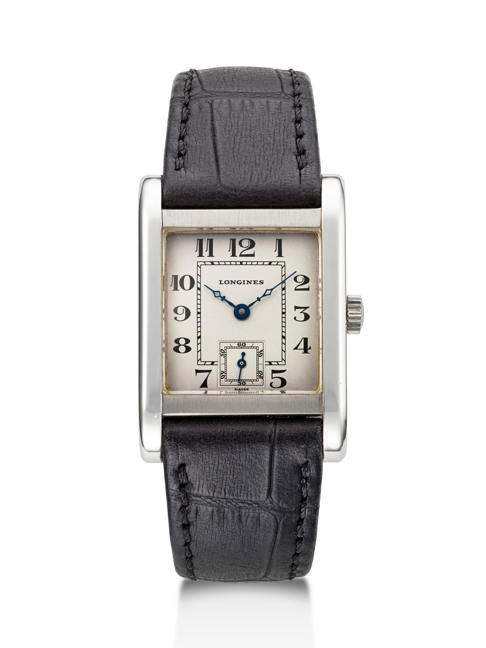 LONGINES, LIMITED EDITION WHITE GOLD 'DOLCE VITA', REF. L5.669.6 CASE NO. 29'835'224, NO. 798/1000: LONGINES, LIMITED EDITION WHITE GOLD 'DOLCE VITA', REF. L5.669.6 CASE NO. 29'835'224, NO. 798/1000 Details CIRCA: 2000s CASE MATERIAL: White gold CASE DIAMETER: 26 x 37 mm. DIAL: Silvered MOVEMENT: Ma