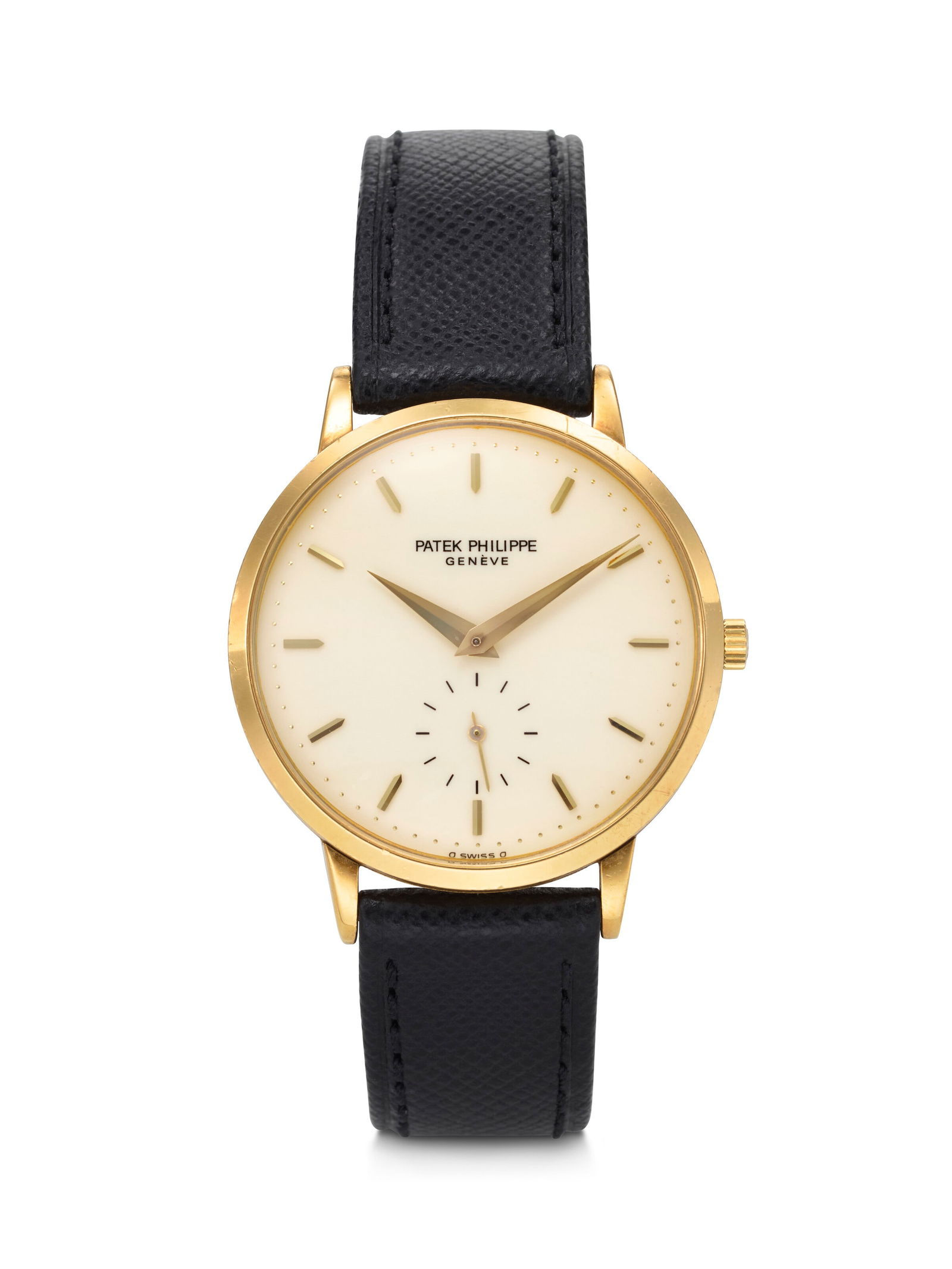 PATEK PHILIPPE, YELLOW GOLD MANUAL WINDING WRISTWATCH, REF. 3893 (1 of 3)