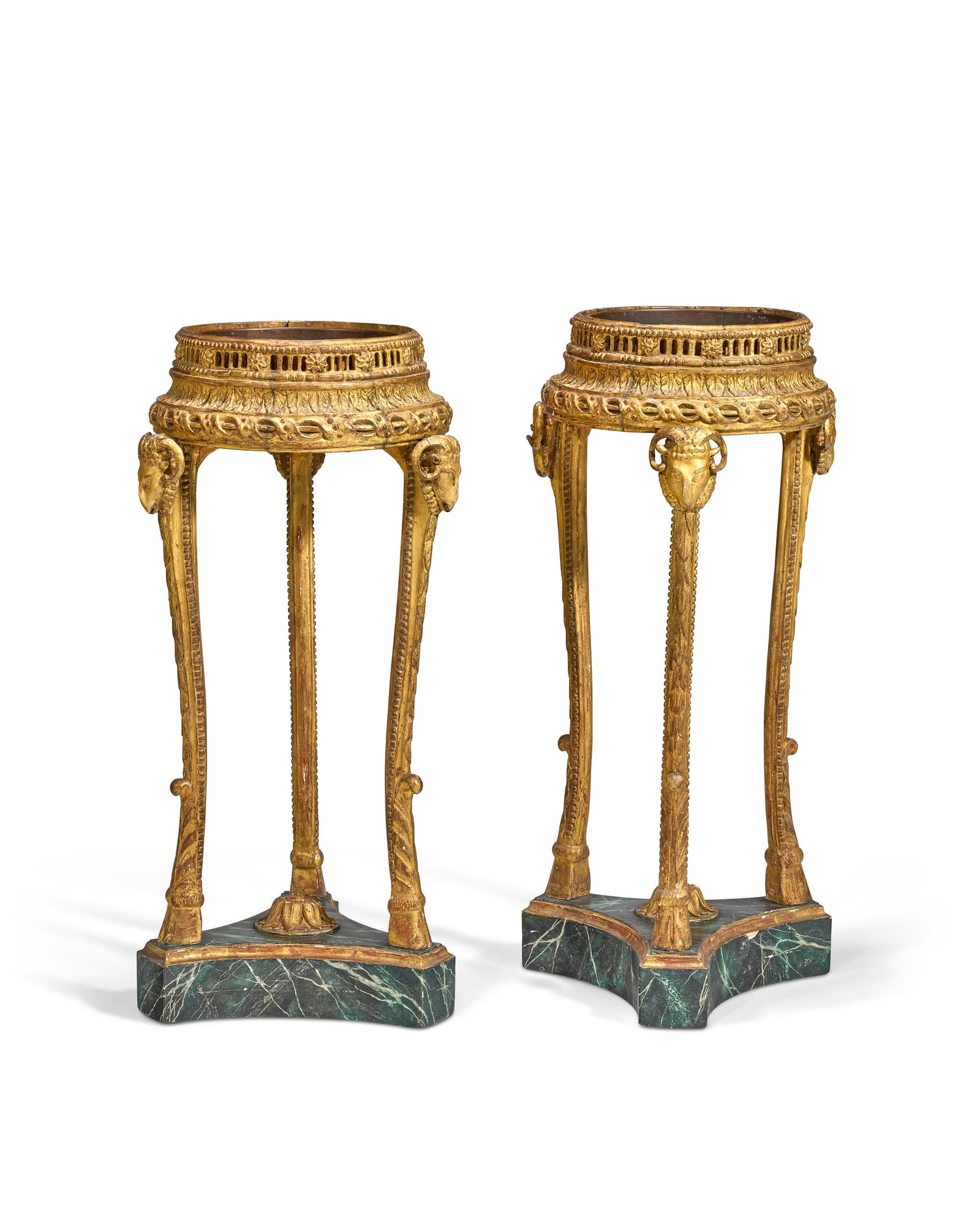 A PAIR OF NORTH EUROPEAN GILTWOOD JARDINIERES BALTIC, LATE 18TH/EARLY 19TH CENTURY (1 of 4)