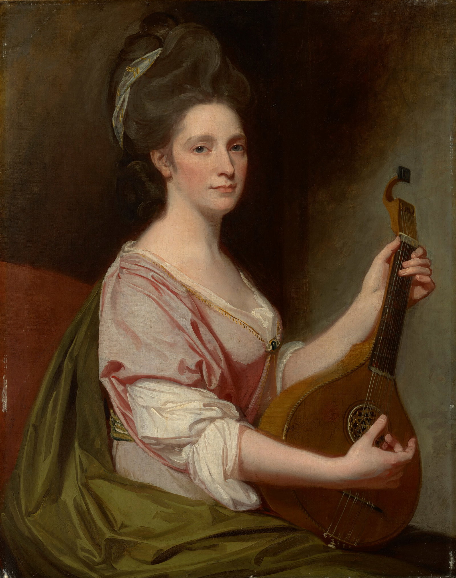 GEORGE ROMNEY (DALTON-IN-FURNESS, LANCASHIRE 1734-1802 KENDAL, CUMBRIA) Portrait of Henrietta, Lady: GEORGE ROMNEY (DALTON-IN-FURNESS, LANCASHIRE 1734-1802 KENDAL, CUMBRIA) Portrait of Henrietta, Lady Smith, née Dodsworth (1736-1795), three-quarter length, playing a lute Details GEORGE ROMNEY (D