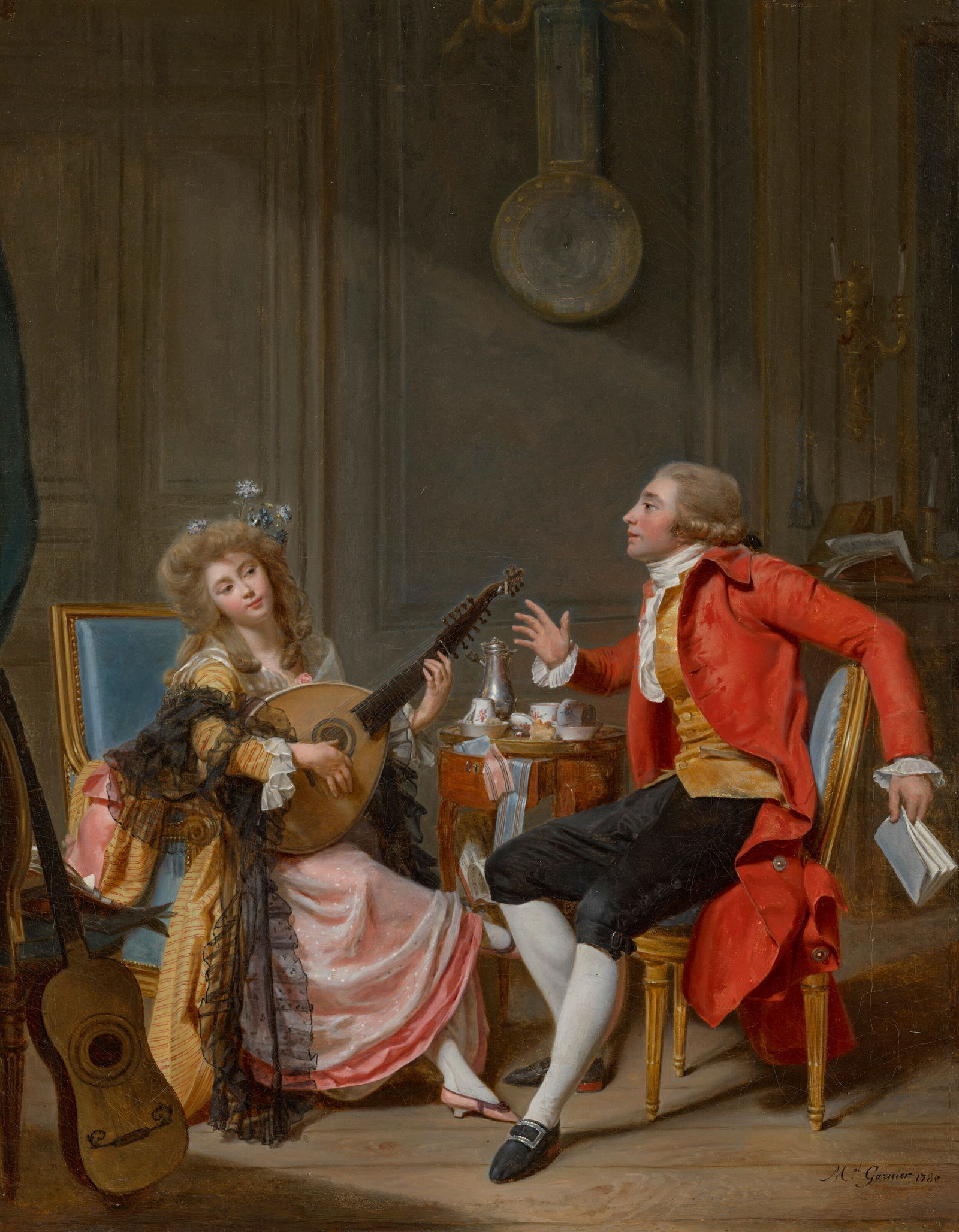 MICHEL GARNIER (ST. CLOUD 1753-1819 PARIS) Ils sont D'accord (They are in agreement) (1 of 3)