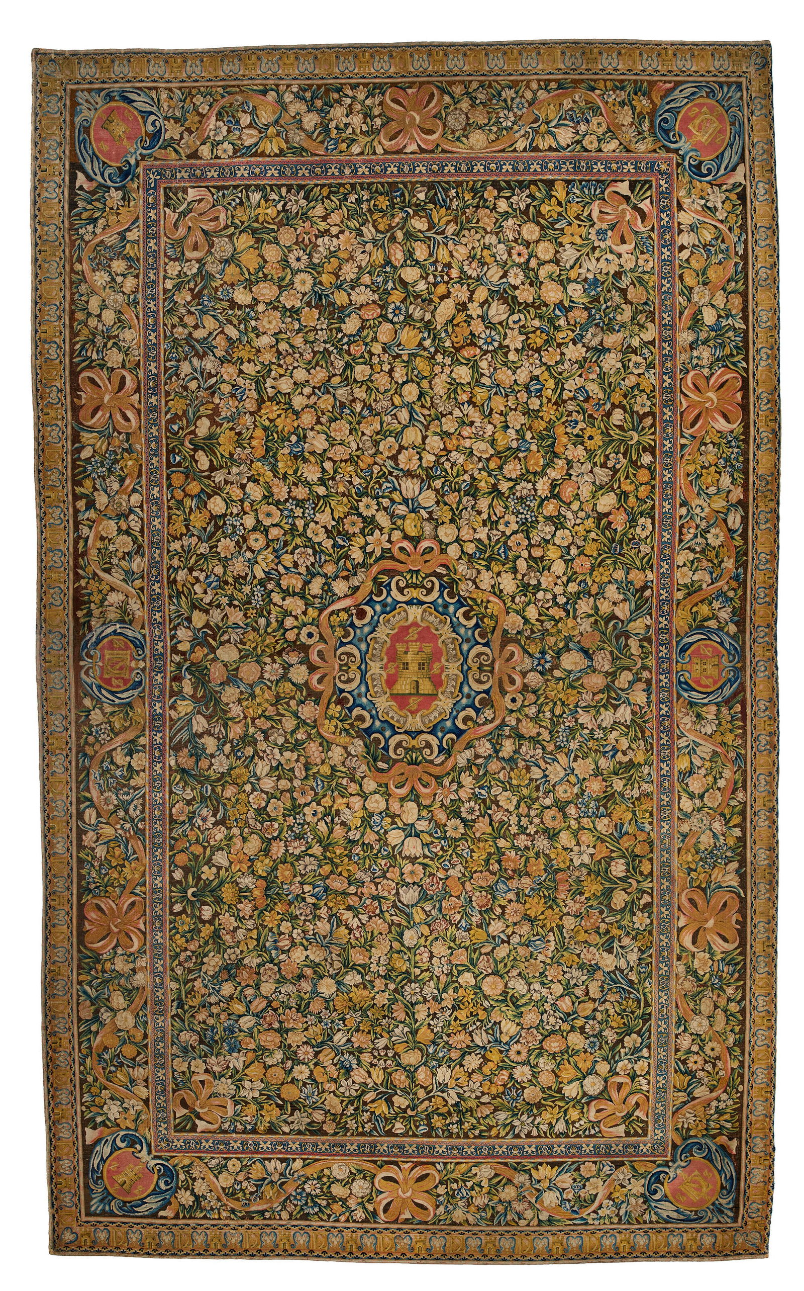 A RARE AND IMPORTANT LOUIS XIII SAVONNERIE CARPET PROBABLY CHAILLOT WORKSHOP, CIRCA 1640-1650: A RARE AND IMPORTANT LOUIS XIII SAVONNERIE CARPET PROBABLY CHAILLOT WORKSHOP, CIRCA 1640-1650 Details A RARE AND IMPORTANT LOUIS XIII SAVONNERIE CARPET PROBABLY CHAILLOT WORKSHOP, CIRCA 1640-1650 The