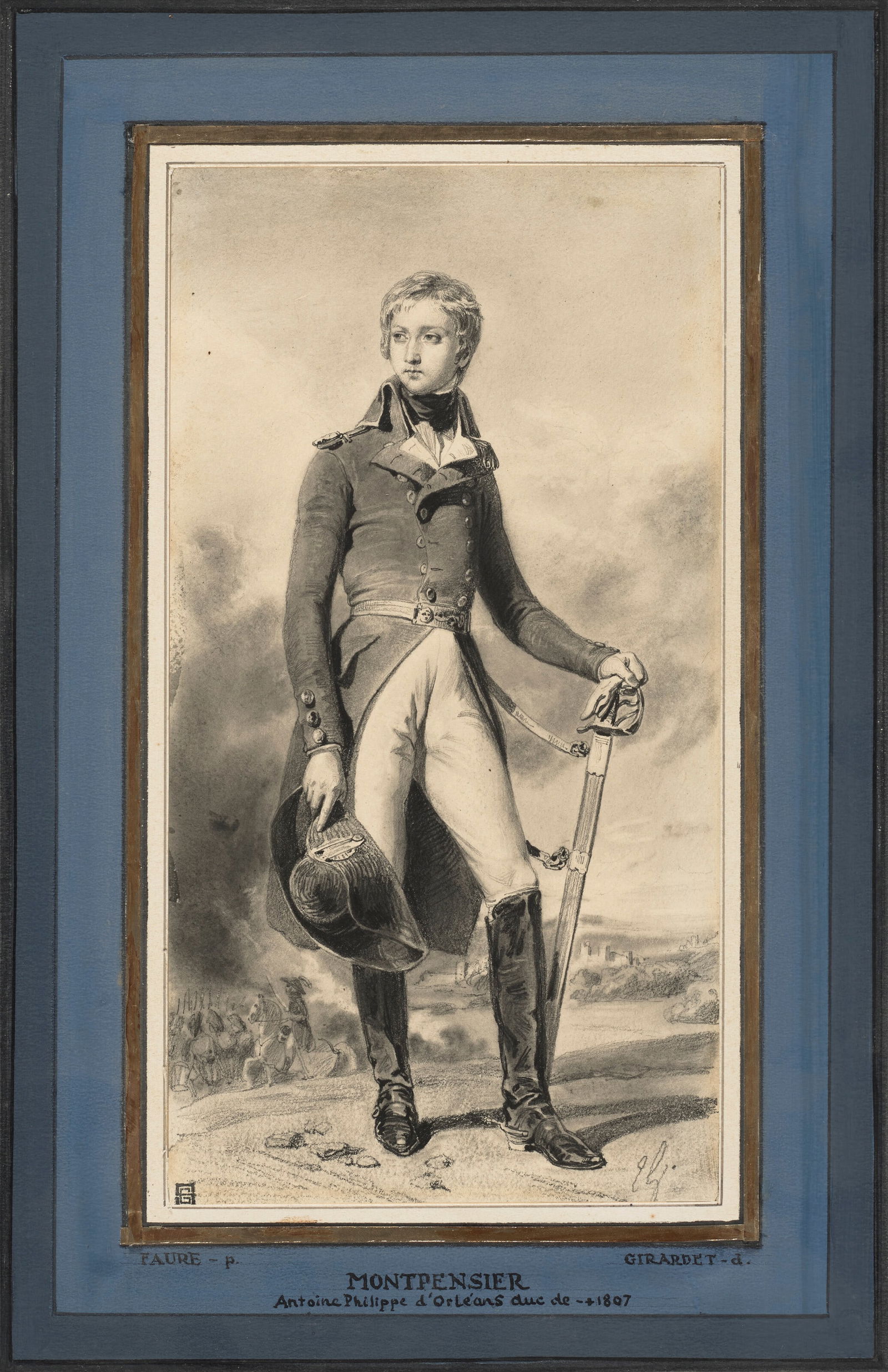 EDOUARD-HENRI GIRARDET (NEUCHÂTEL 1819-1880 VERSAILLES) Le Duc de Montpensier (Antoine-Philippe (1 of 3)