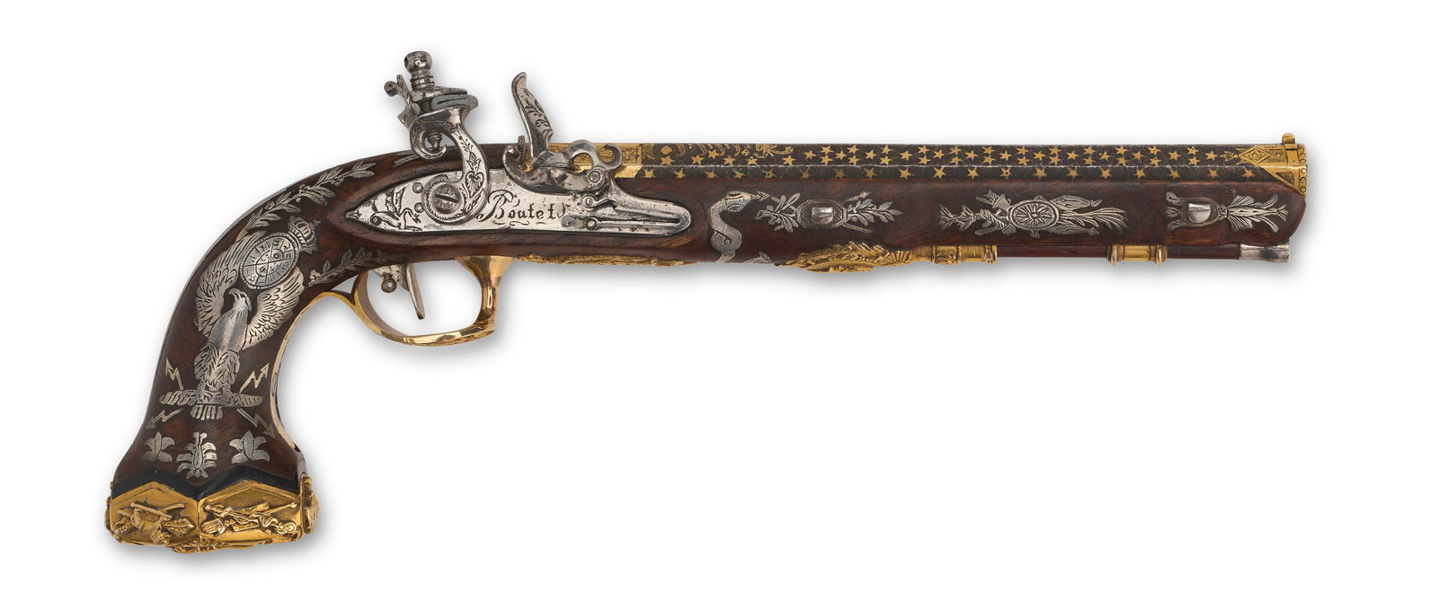 A MINIATURE OF THE AITKEN BOUTET FLINTLOCK NO. 299 BY WILLIAM A. JOHNSON, CIRCA 1950 (1 of 4)