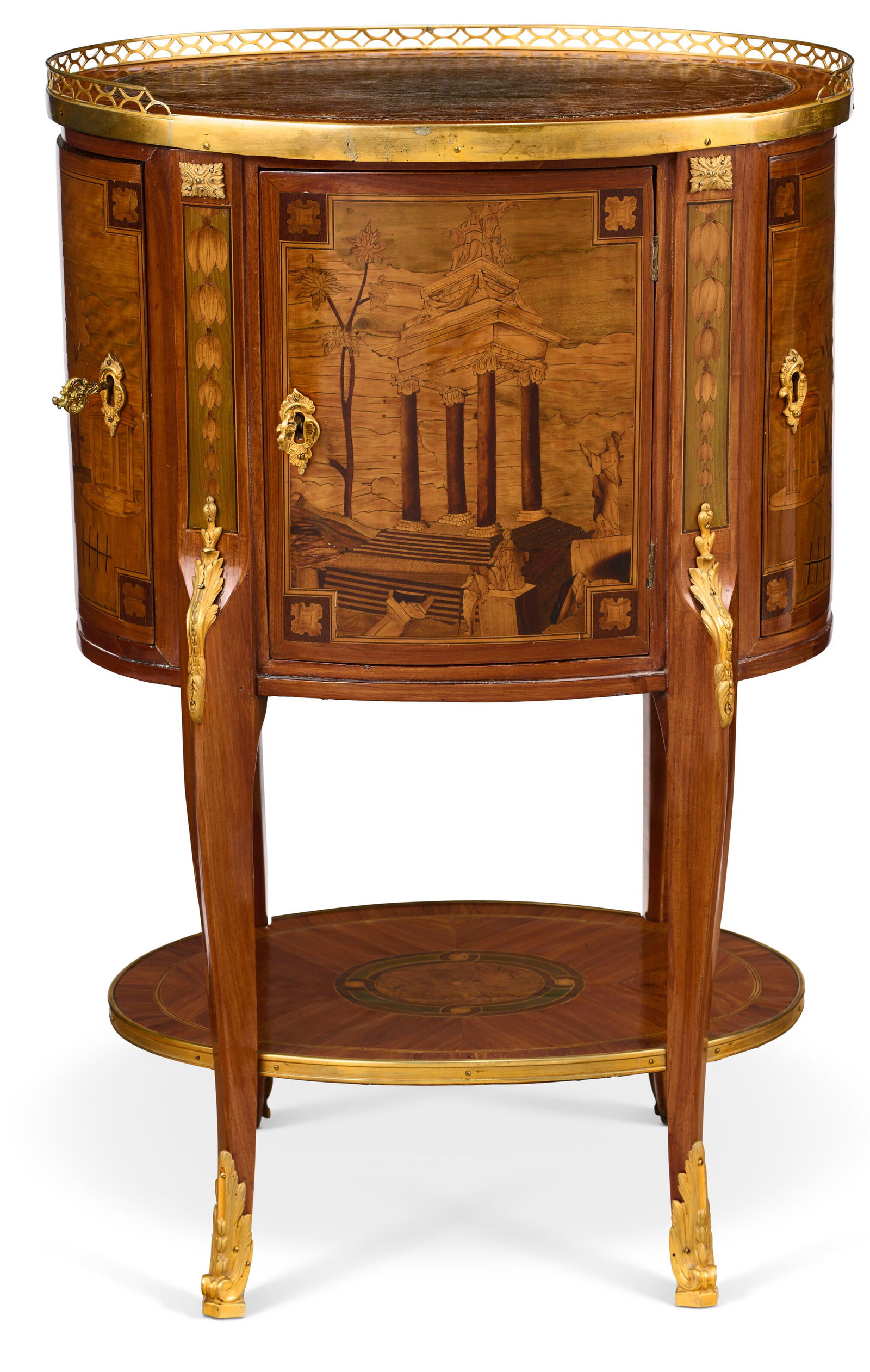 A LATE LOUIS XV ORMOLU-MOUNTED TULIPWOOD AND MARQUETRY TABLE EN CHIFFONNIERE BY PIERRE-FRANCOIS - 2