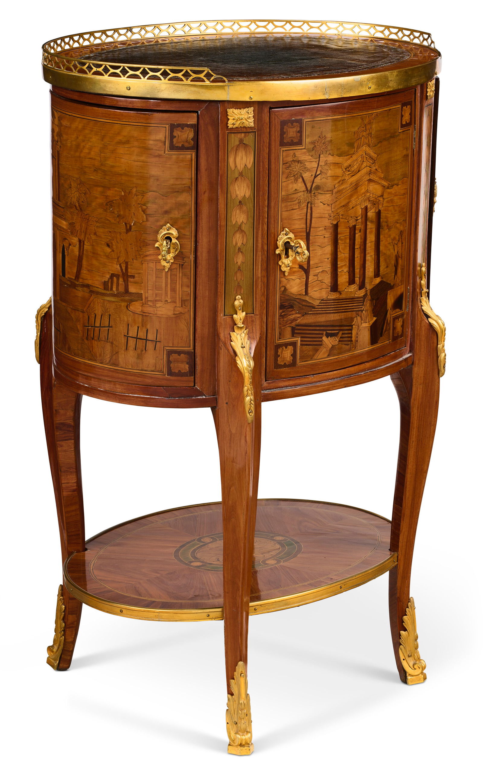 A LATE LOUIS XV ORMOLU-MOUNTED TULIPWOOD AND MARQUETRY TABLE EN CHIFFONNIERE BY PIERRE-FRANCOIS - 3