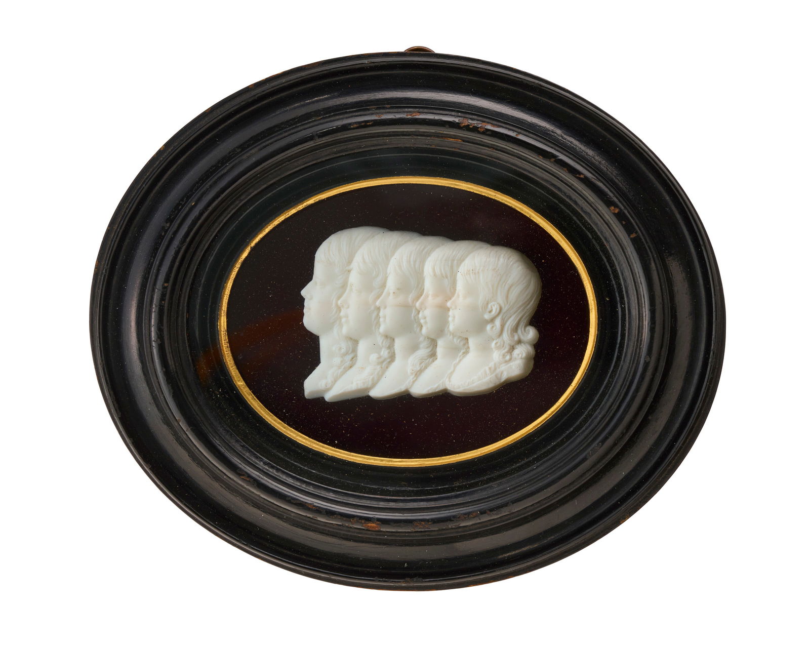 A SCOTTISH GLASS-PASTE PORTRAIT MINIATURE BY JAMES TASSIE, DATED 1790 (1 of 2)