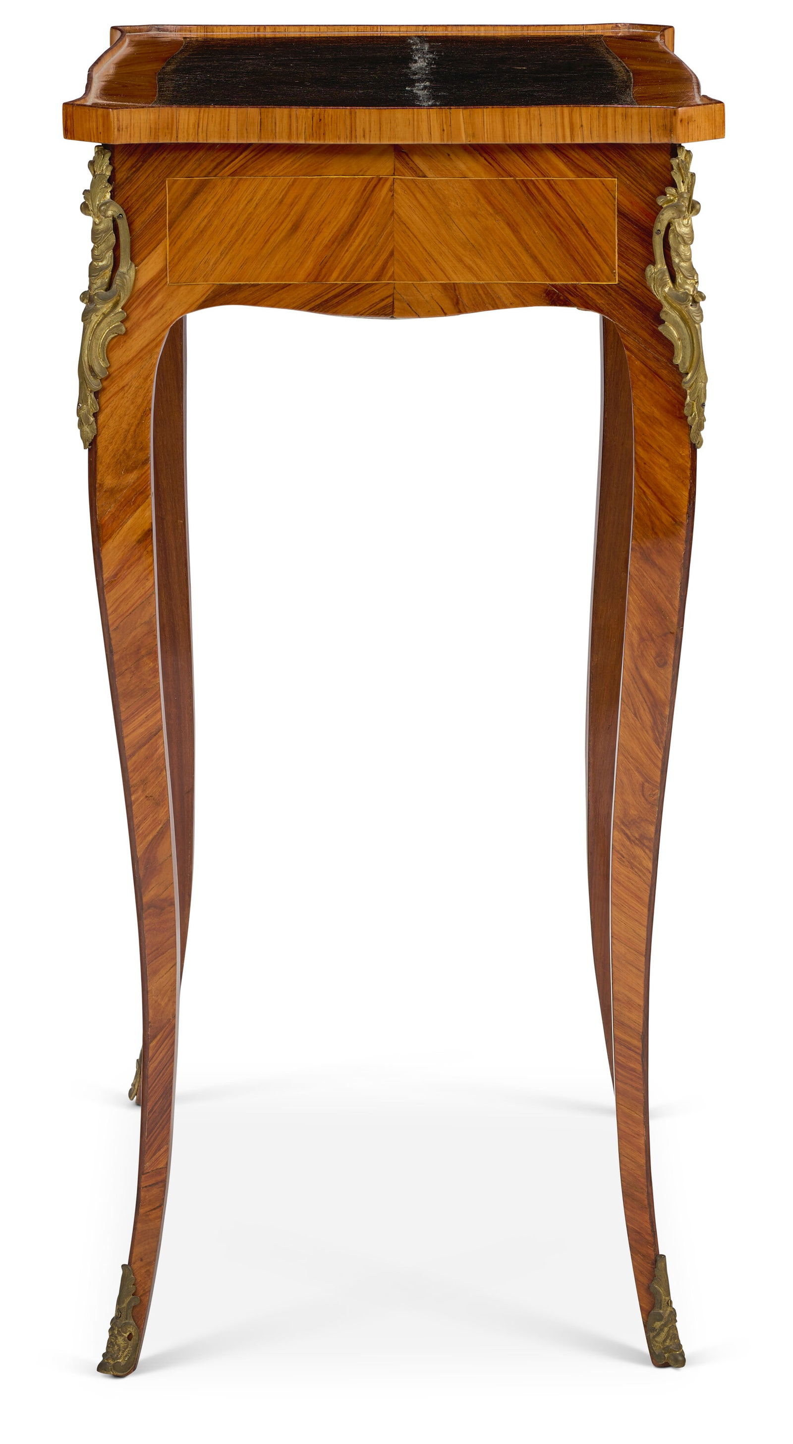 A LOUIS XV ORMOLU-MOUNTED TULIPWOOD TABLE A ECRIRE BY JACQUES DUBOIS, CIRCA 1765 - 2