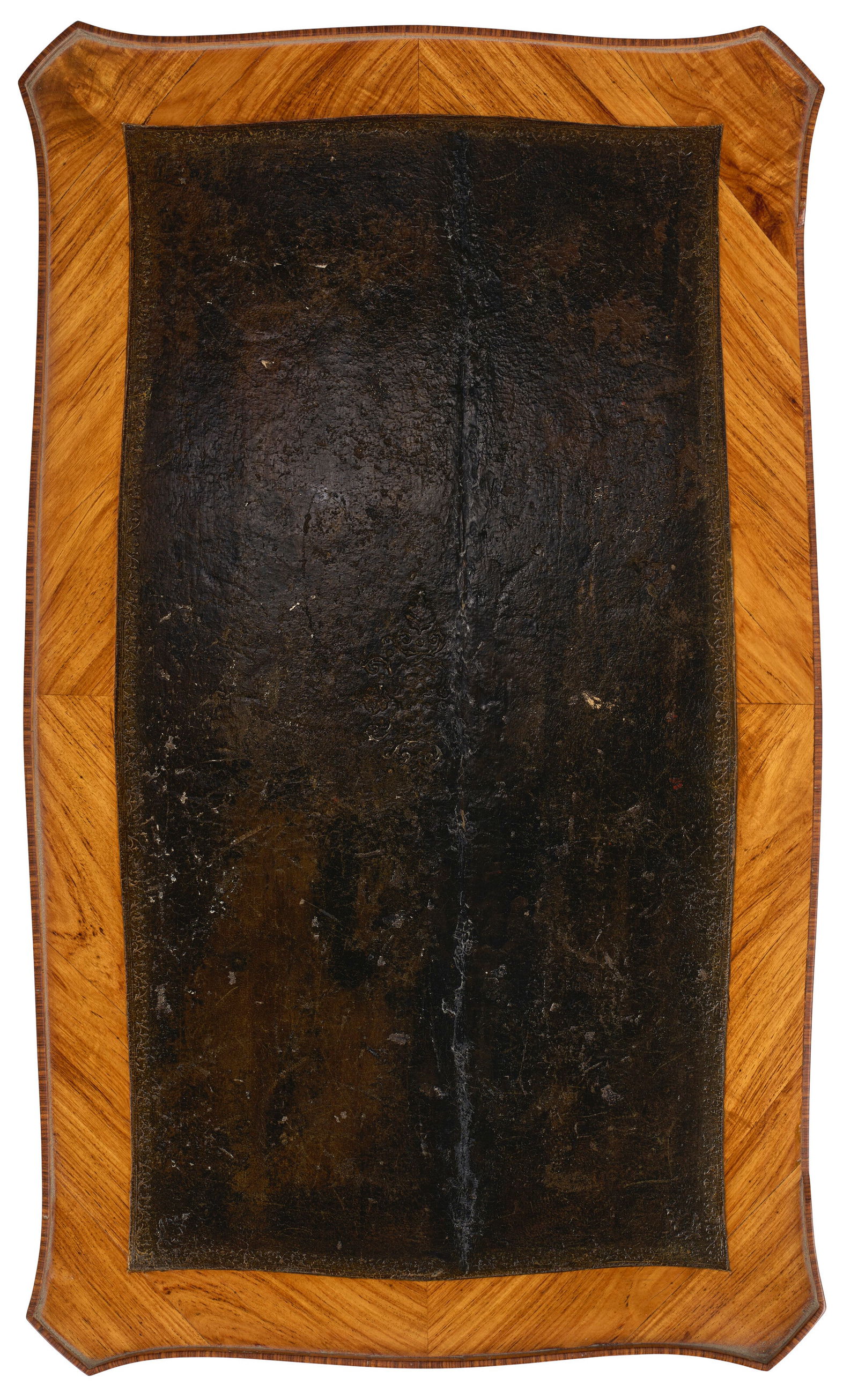 A LOUIS XV ORMOLU-MOUNTED TULIPWOOD TABLE A ECRIRE BY JACQUES DUBOIS, CIRCA 1765 - 5