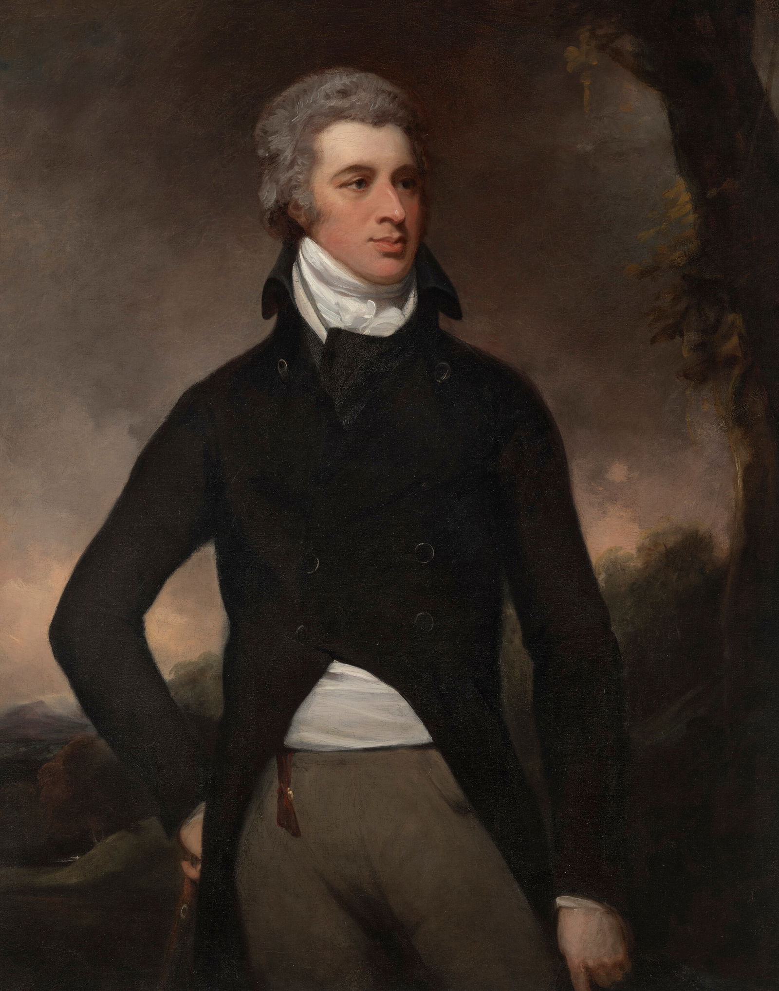 GEORGE ROMNEY (DALTON-IN-FURNESS, LANCASHIRE 1734-1802 KENDAL, CUMBRIA) Portrait of George Henry (1 of 3)