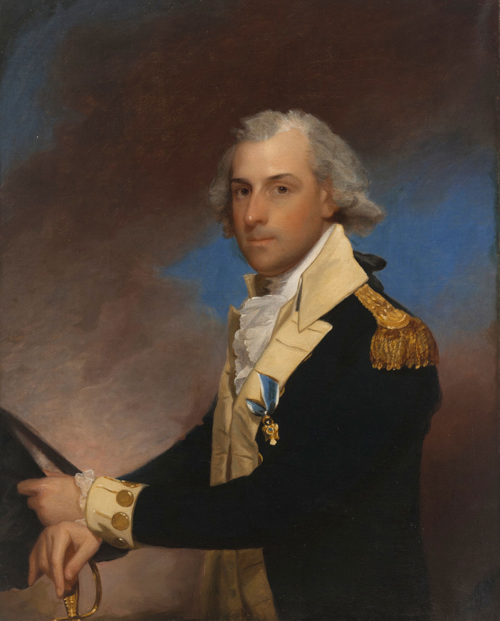 JAMES FROTHINGHAM (CHARLESTON 1786-1864 NEW YORK), AFTER GILBERT STUART Portrait of General Matthew (1 of 3)