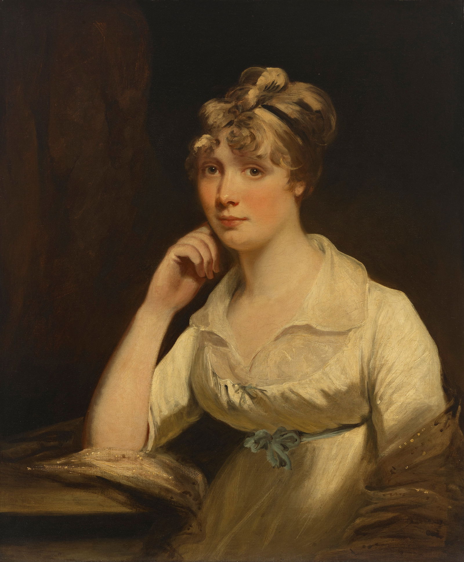 CIRCLE OF JOHN HOPPNER, R.A. (LONDON 1758-1810) Portrait of the Hon. Frances Anne Freeman Thomas, (1 of 3)