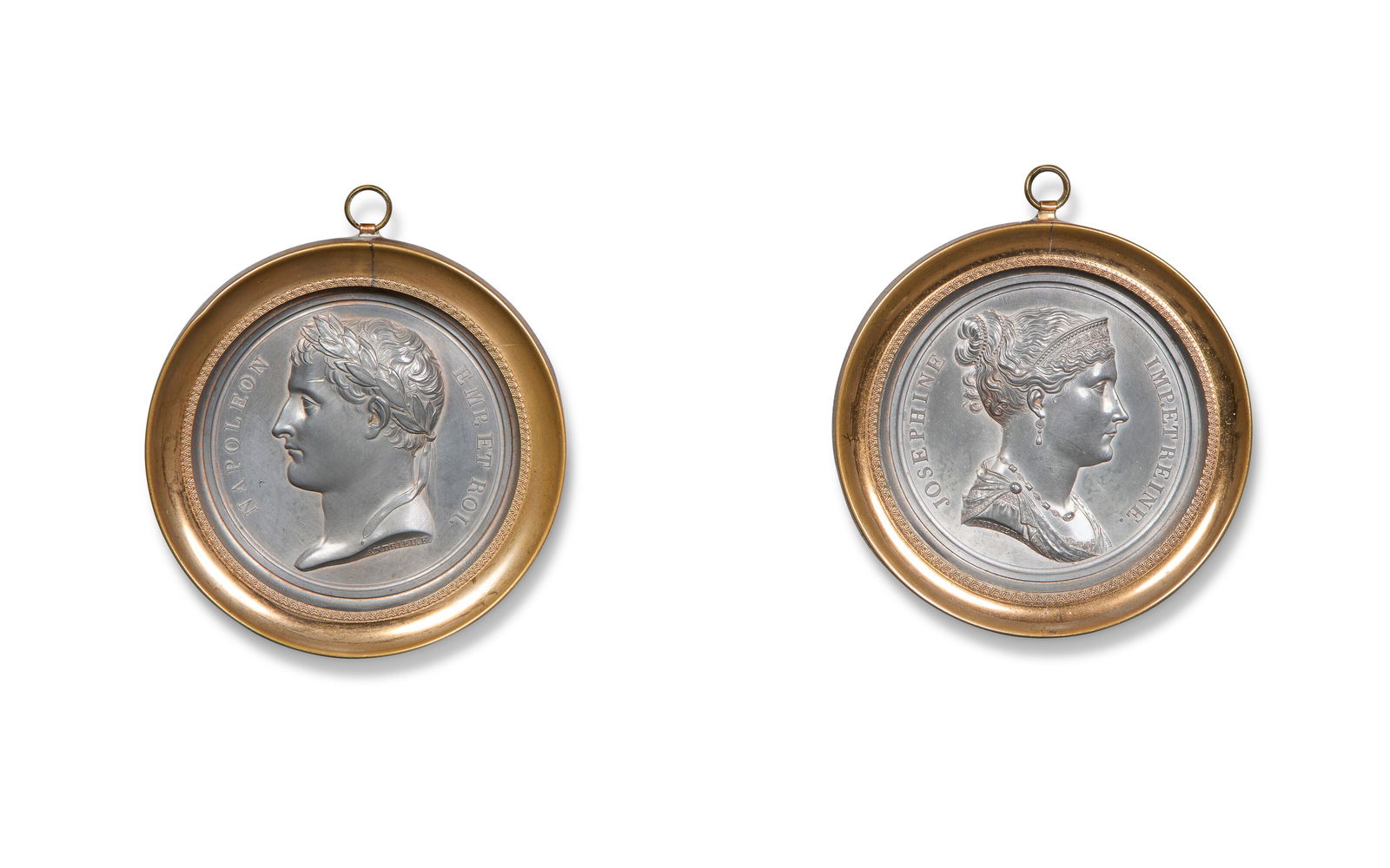 JEAN-BERTRAND ANDRIEU (BORDEAUX, 1761-1822, PARIS) A PAIR OF PORTRAIT MEDALS OF EMPRESS JOSEPHINE (1 of 2)