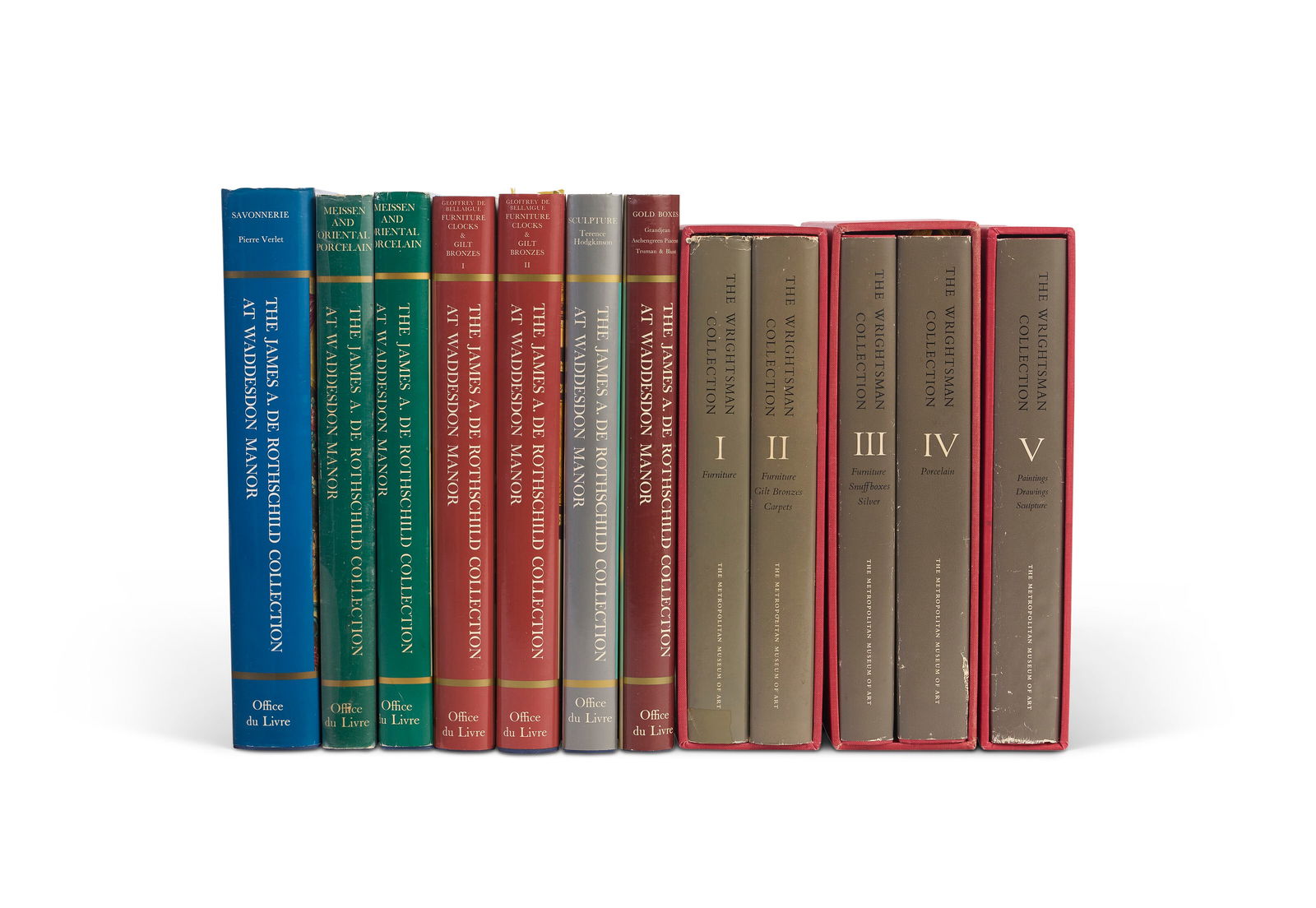 A GROUP OF 12 WADDESDON & WRIGHTSMAN CATALOGUES VARIOUS, 20TH CENTURY (1 of 1)