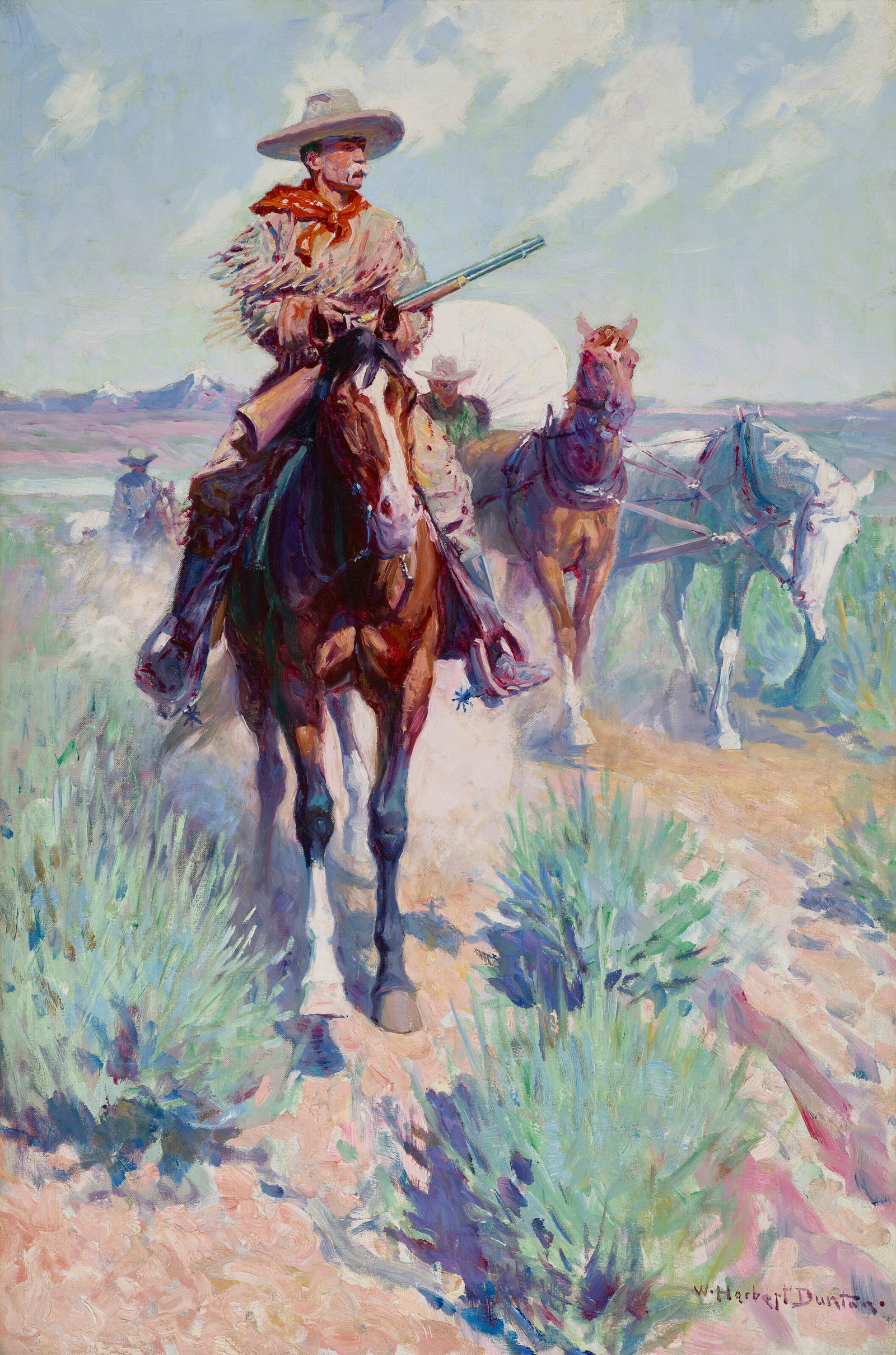 WILLIAM HERBERT DUNTON (1878-1936) The Trail Boss (Settlers and Seeds—Civilization's (1 of 5)