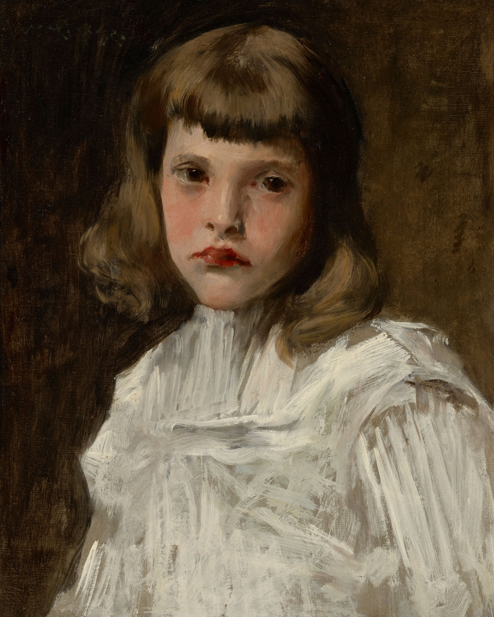 WILLIAM MERRITT CHASE (1849-1916) Portrait of a Child (Dorothy Brémond Chase) (1 of 4)