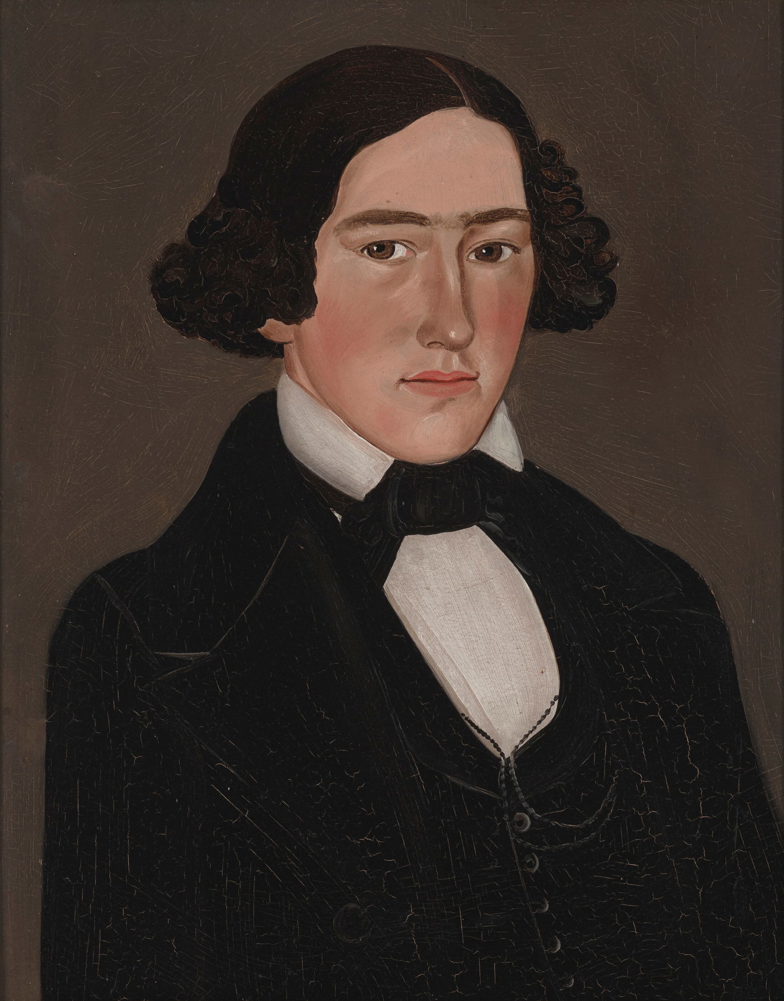 ATTRIBUTED TO WILLIAM KENNEDY (1818-AFTER 1870) Portrait of a Young Gentleman (1 of 3)